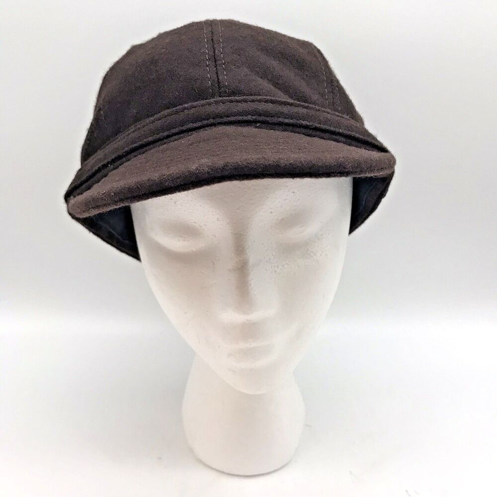 Kokin New York Brown Wool Hat Hunt Cap Jockey Club Banded Equestrian Riding Gear - Picture 2 of 9